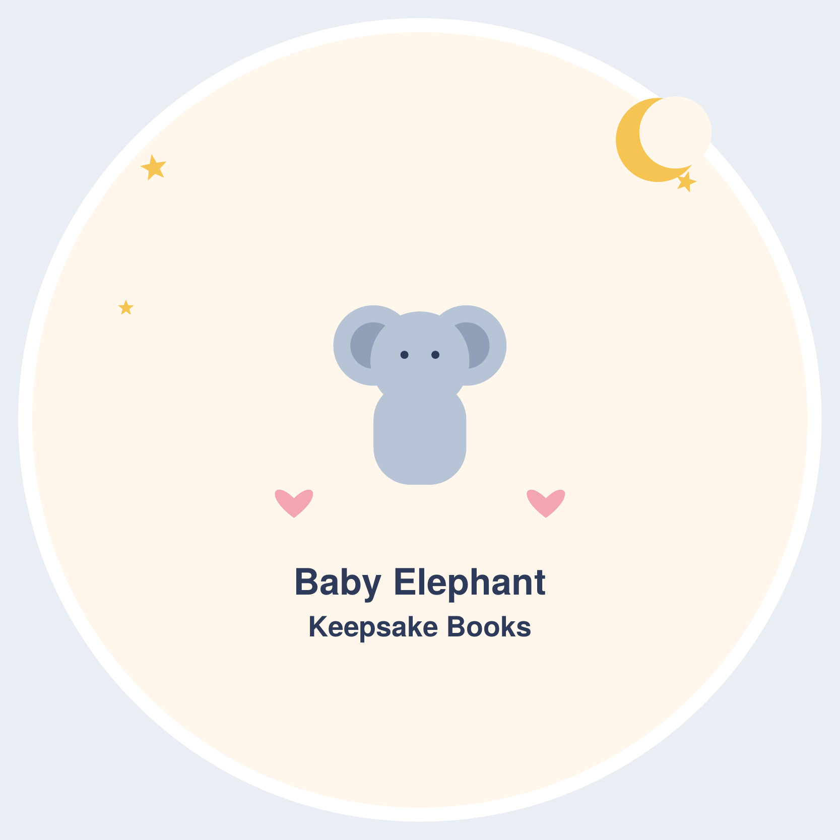 Baby Elephant's Starry Dream